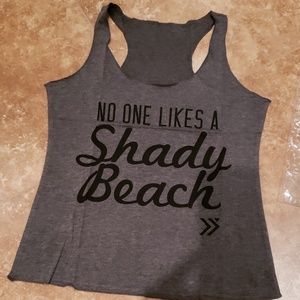 No one likes a shady beach tank top s/m NWT